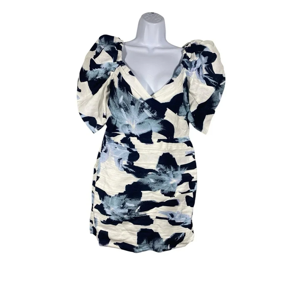 CMEO COLLECTIVE Ambient New Direction Dress in Black Botanic Women's Size Medium